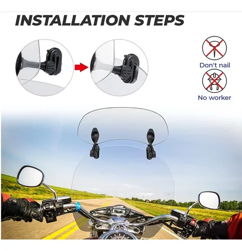 Deflector Extensor Parabrisas Benelli Ktm 790 Voge Versys Cf