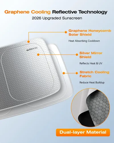 Parasol Para Parabrisas Autowoel Modelo 3/y 2014-2026