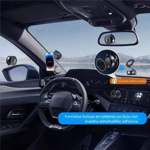 Soporte Magnético Para Celular Con Ventosa Para Auto