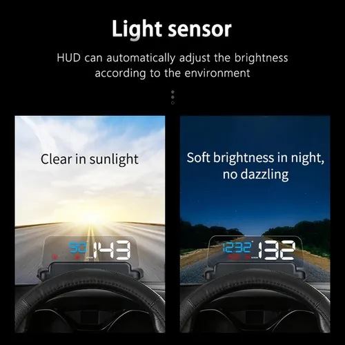 Lata De Alarma De Exceso De Velocidad Con Pantalla Frontal