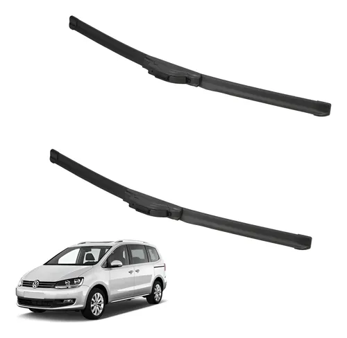 Kit 2 Escobillas Delanteras Flex Goma Vw Sharan 2000-2011
