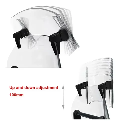 Extensor Ajustable Parabrisas Para Moto Transparente[u]