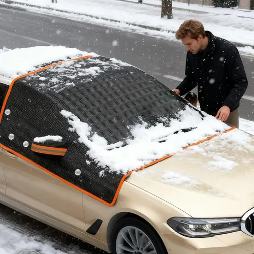 Cobertor Magnético Para Parabrisas De Auto A Prueba De Nieve