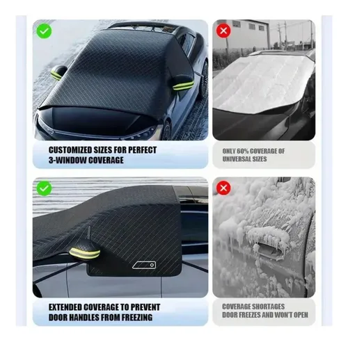 Cubre Parabrisas Y Techo Auto Antinieve Universal