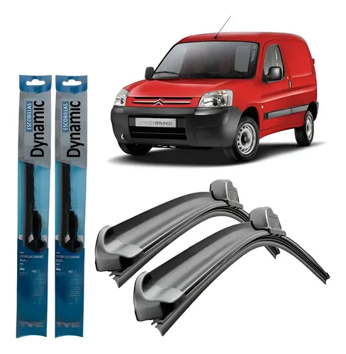 Juego Kit Escobillas Citroen Berlingo 2014 2015 2016 2017