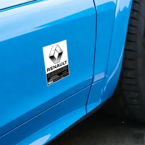 Calcomanía Estática Para Parabrisas Delantero De Coche Para Renault