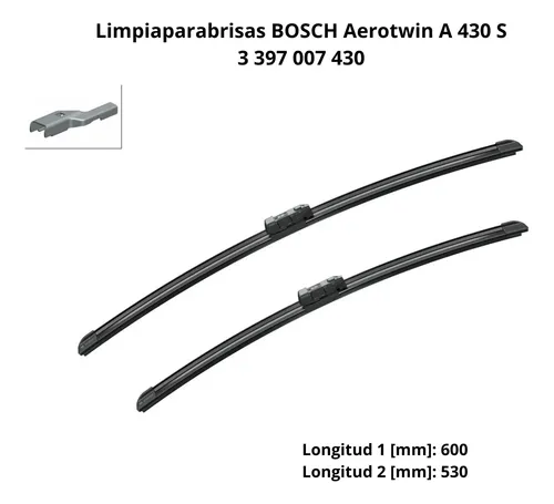 Kit Escobillas Bosch Aerotwin 600-530 Vw Tiguan I