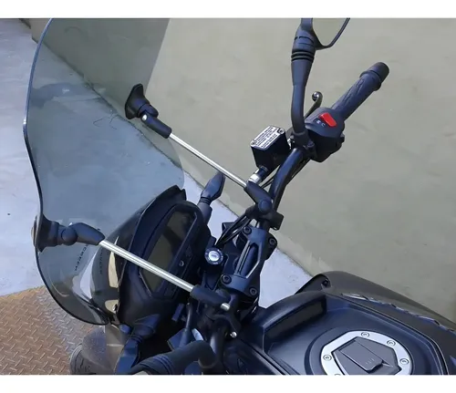 Parabrisas Curtain Bajaj Dominar 400 55cm Cristal Dompa