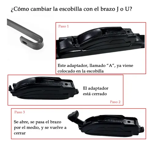 Kit De 3 Escobillas Chevrolet Captiva 2010 2011 2012 2013