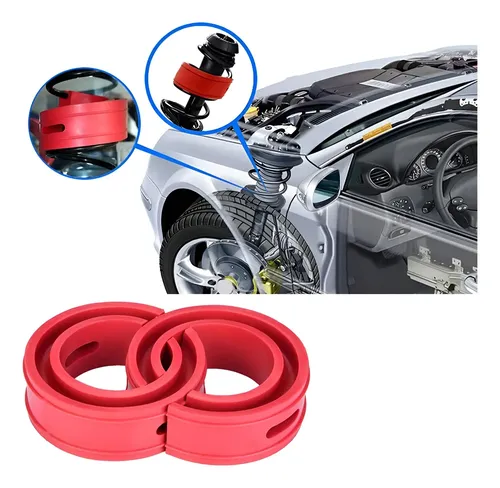 Amortiguadores De Choque, 2 Piezas, Color Rojo Para Coche