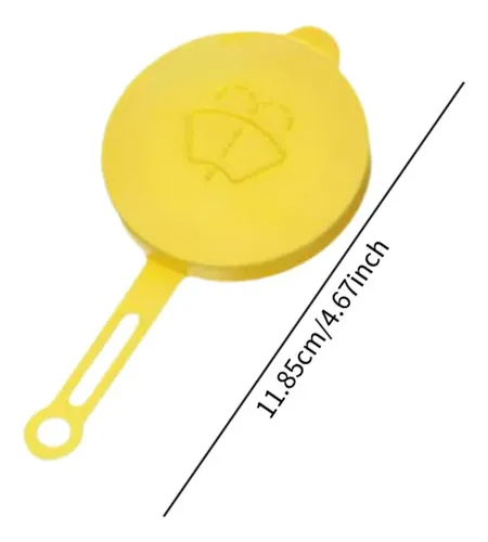 Tapa De Depósito Para Lavaparabrisas Profesional, De Plástico, Color Amarillo