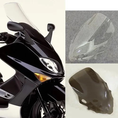Pantalla Parabrisas Transparente Para Moto Compatible Tmax 5