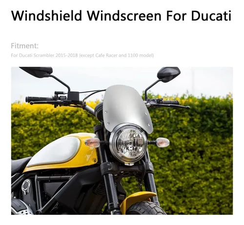 Protector De Parabrisas Para Ducati Scrambler Sil