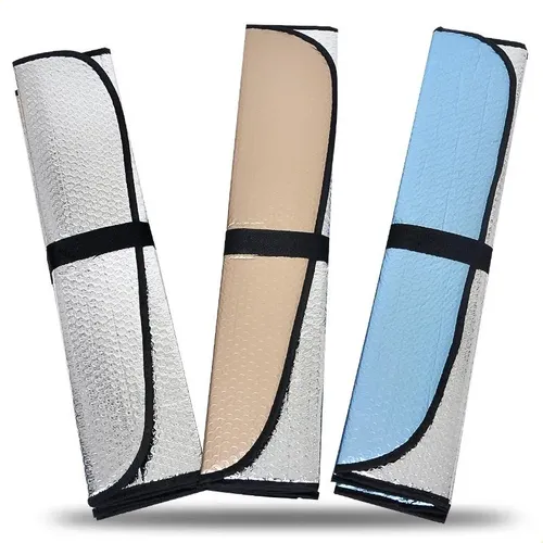 Parasol De 5 Capas De Papel De Aluminio Engrosado Para Parabrisas De Coche