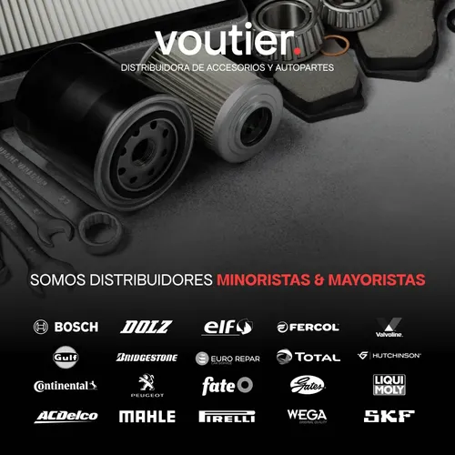 Juego De Escobillas Delanteras Original Para Peugeot 206 207