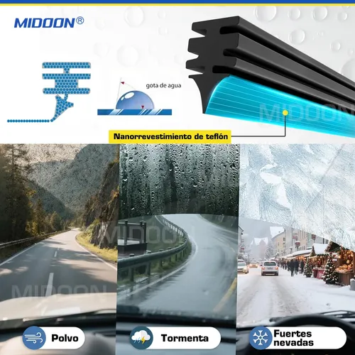 Limpiaparabrisas De Silicona Para Suzuki Vitara Mk4 2015-202