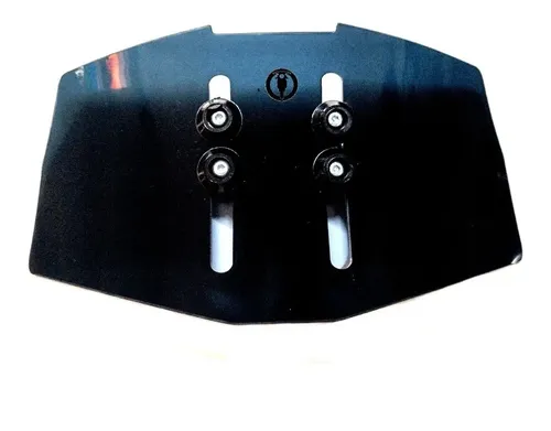 Deflector Negro Universal Parabrisa Motos Elmotociclista