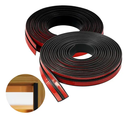 10mts Tira Goma Sellado Parabrisas Coche Auto 14 Mm Y 19 Mm