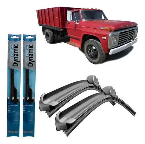 Juego Kit Escobillas Ford Camion 1967 1968 1969 1970 1971
