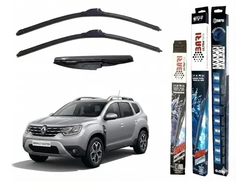 Kit De 3 Escobillas Renault Duster 2010 2011 2012 2013 2014