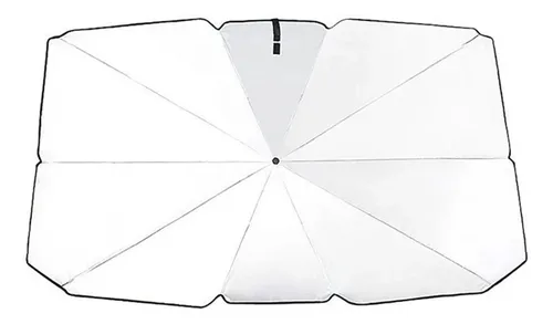Parasol Plegable Para Parabrisas De Coche, Titanio Plateado