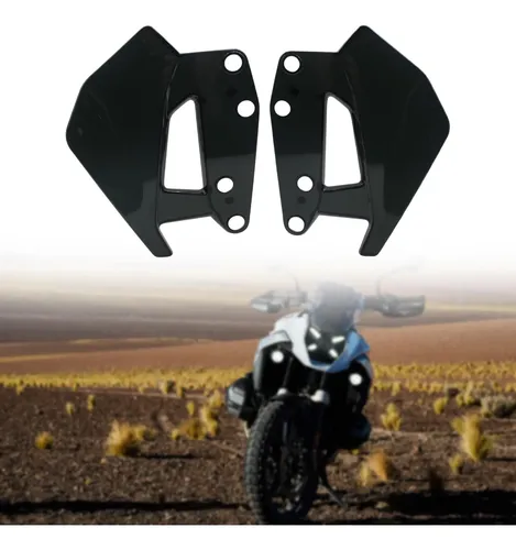 Deflector De Viento Para Motocicleta Para Protección Lateral, Negro