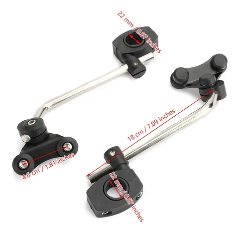 Soporte De Parabrisas Universal De 7/8 22mm