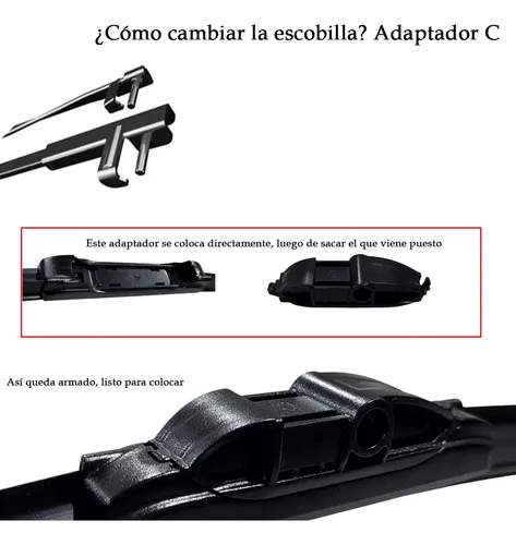 Kit 2 Escobillas Delanteras Flex Goma Citroen C4 2004 A 2014