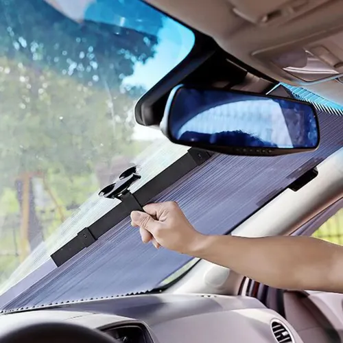 Protector De Sol Para Parabrisas De Coche Retráctil