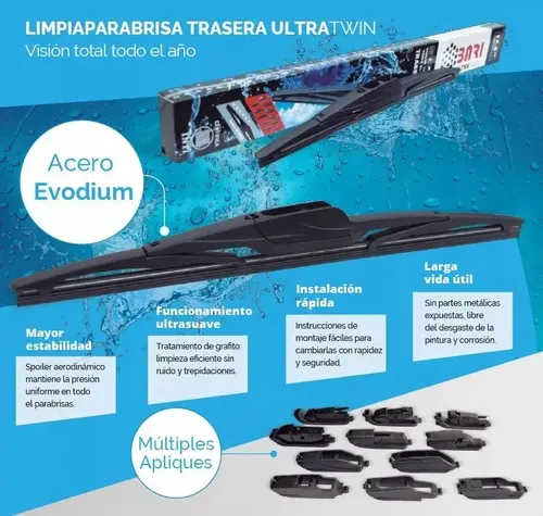 Escobilla Luneta Trasera Fiat Mobi 2016 2017 2018 2019 2020