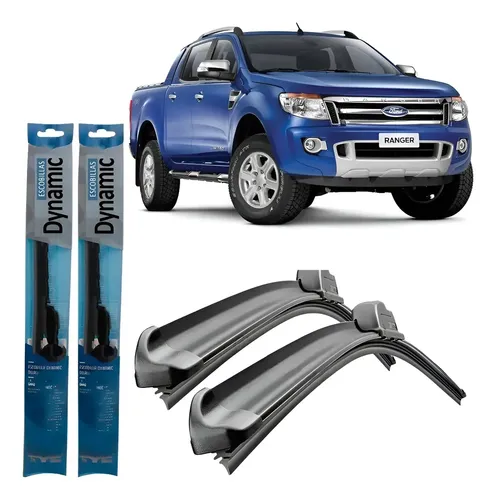 Juego Kit Escobillas Ford Ranger 2013 2014 2015 2016
