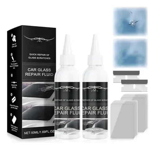 Kit Reparador De Grietas En Vidrios Y Parabrisas 2 Unidades