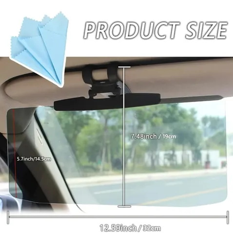 Visera Antirreflejante Polarizada For Parabrisas De Auto ,