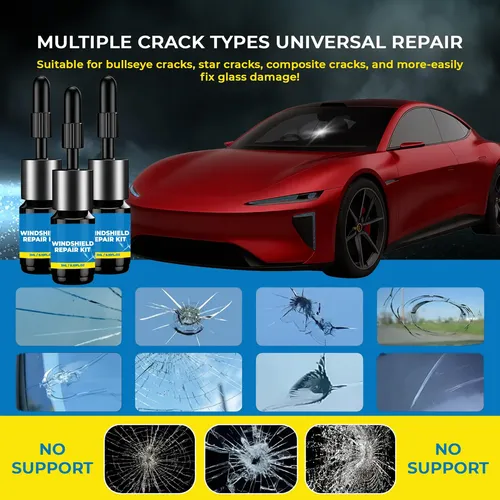 Kit De Reparación De Grietas En El Parabrisas De Auto Accessory Designifyco