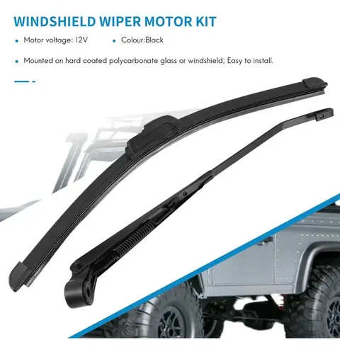 Mgj Kit De Limpiaparabrisas Eléctrico Universal Utv De 12 V