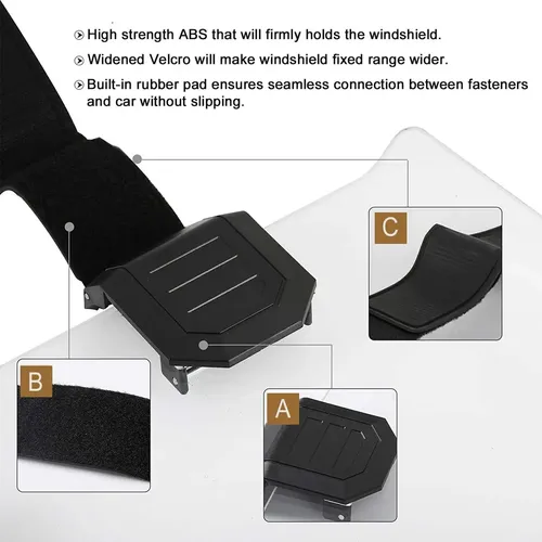 Kit De Abrazadera De Montaje Ajustable Para Parabrisas Utv Para