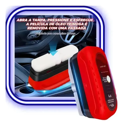 El limpiador de parabrisas antirlluvia elimina el aceite de las ventanas del coche