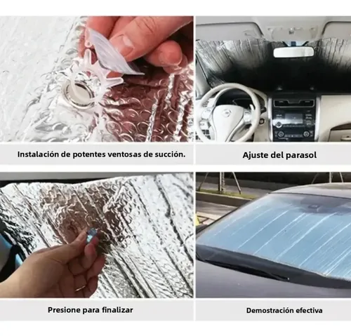 Parasol For Parabrisas De Auto 140×70 Cm Plegable N