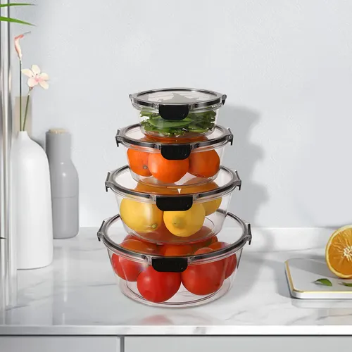 Refrigerador Circular Con Contenedor De Almacenamiento Sella Color