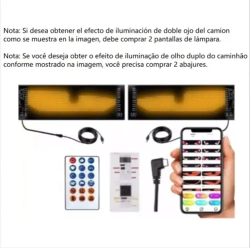 Pantalla Led Flexible For Parabrisas De Camión Y Coche