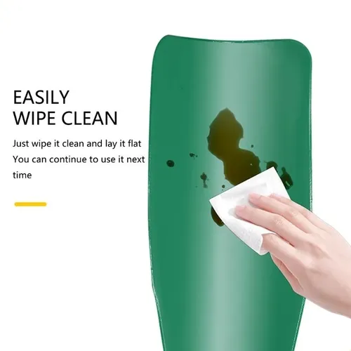 Embudo Automotriz Moldeable Plegable Ajustable Para Cambio D Verde