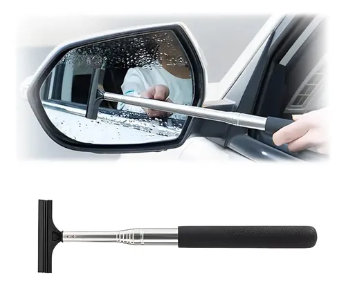 Limpiaparabrisas Retractil Para Espejo Retrovisor- Negro