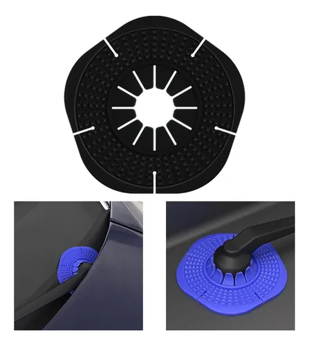 2 Car Wiper Hole Protector Pad Cubre Gran Diámetro Negro