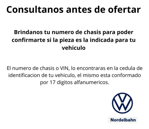 Guardaplast Delantero Der Original Vw Gol Trend 2008 Al 2022