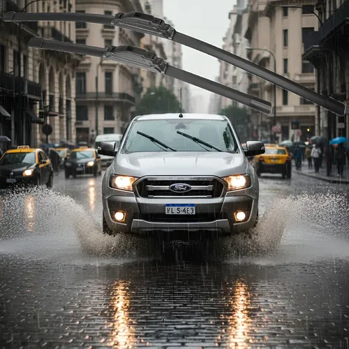 Kit 2 Escobillas Delanteras Flex Goma Ford Ranger 2011a2021