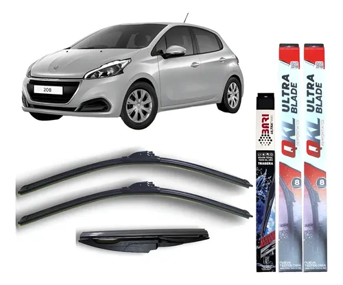 Kit 3 Escobillas Peugeot 206 207 208 307 308 Partner 3008 +