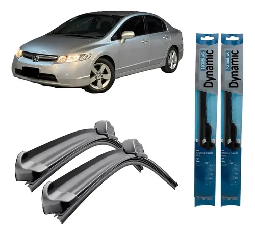 Juego Escobillas Honda Civic 2007 2008 2009 2010 2011 2012