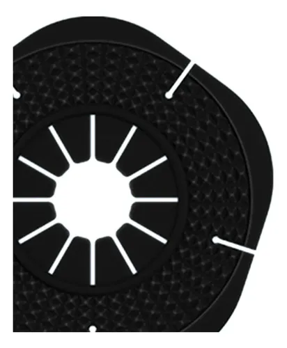2 Car Wiper Hole Protector Pad Cubre Gran Diámetro Negro