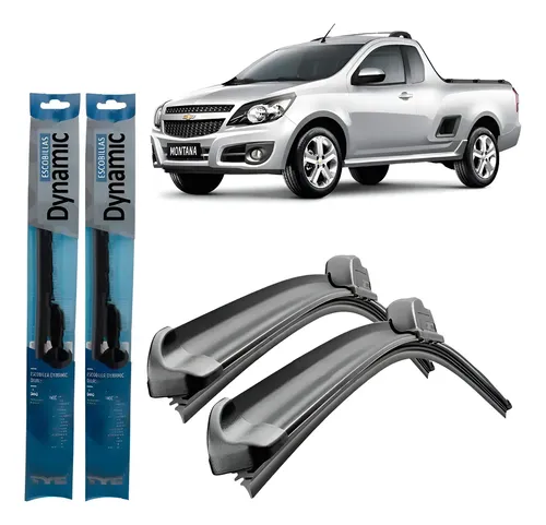 Juego Kit Escobillas Chevrolet Montana 2013 2014 2015