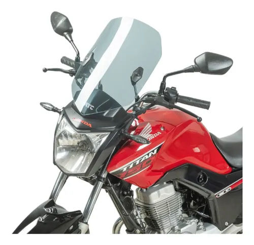 Parabrisa Con Soporte Gt Cristal Honda New Titan 150 Mtc